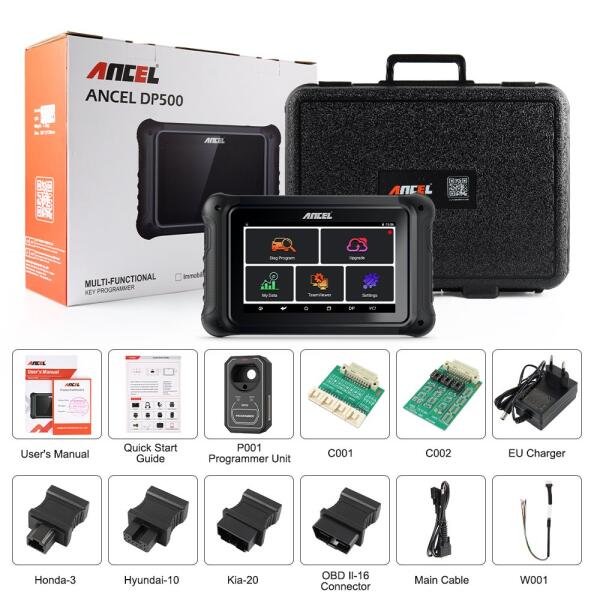 Ancel DP500 - All-in-1 Professional Diagnostic Tool for Key programming and ODO adjustment - Image 17