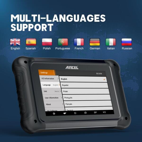 Ancel DP500 - All-in-1 Professional Diagnostic Tool for Key programming and ODO adjustment - Image 8