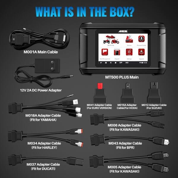 Motorcycle Diagnostic Tool Scanner - MT500 eu - Image 3