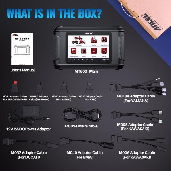 Motorcycle Diagnostic Tool Scanner - MT500 eu - Image 2
