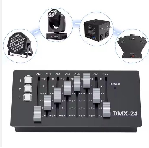 Portable DMX Console MIDI Operator DMX24 Channel - Image 3