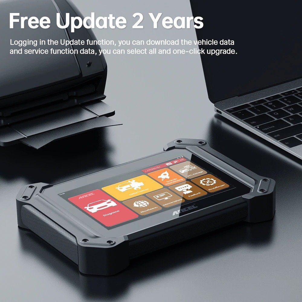 Ancel V6 PRO+HD - Professional Diagnostic Tool for Car & Truck - 2 in 1 car scanner