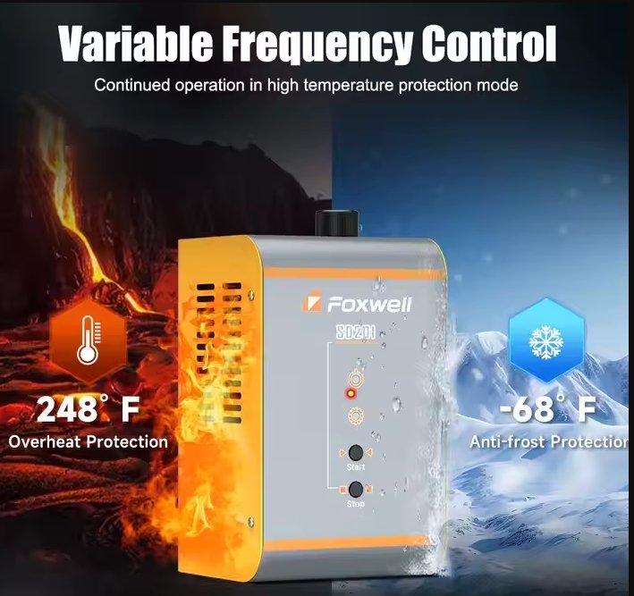 Foxwell SD201 12V Car Smoke Leak EVAP Kit - Image 8